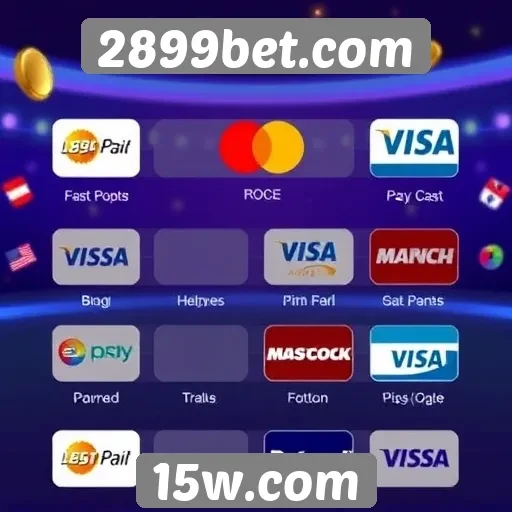 Métodos de pagamento aceitos no site 2899bet.com